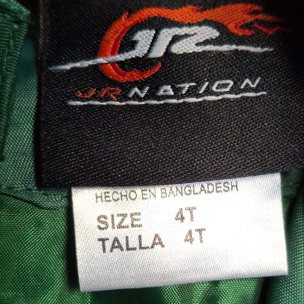 Kids Green Racing Jacket - Picture 5 of 7
